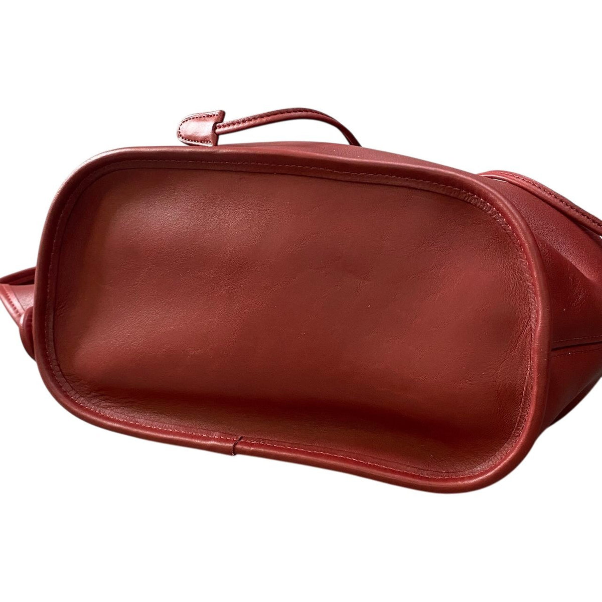 j19 Coach オールドコーチ ヴィンテージ 巾着型 ショルダーバッグ Vintage Drawstring Shoulder Bag Red 9952 レッド レザーt18r