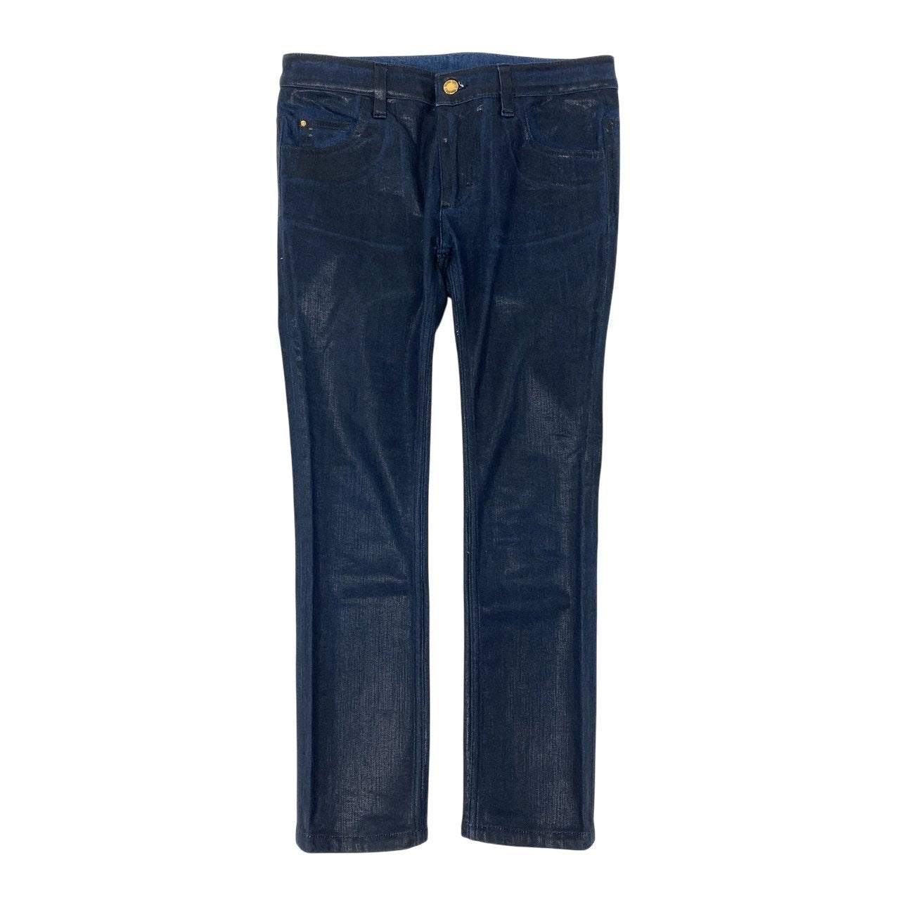 83L2 【美品】LOUIS VUITTON ルイヴィトン スキニーデニムパンツ ジーンズ ストレッチ イタリア製 RW122W F2PA21B6G 36サイズ インディゴ レディースo07t