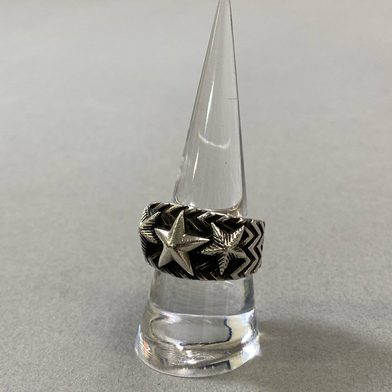 j6 CODY SANDERSON コディサンダーソン Wave Gear 3 Stars Ring インディアンジュエリー リング シルバー 925 Silver Indian Jewelry 保存袋付きt18r