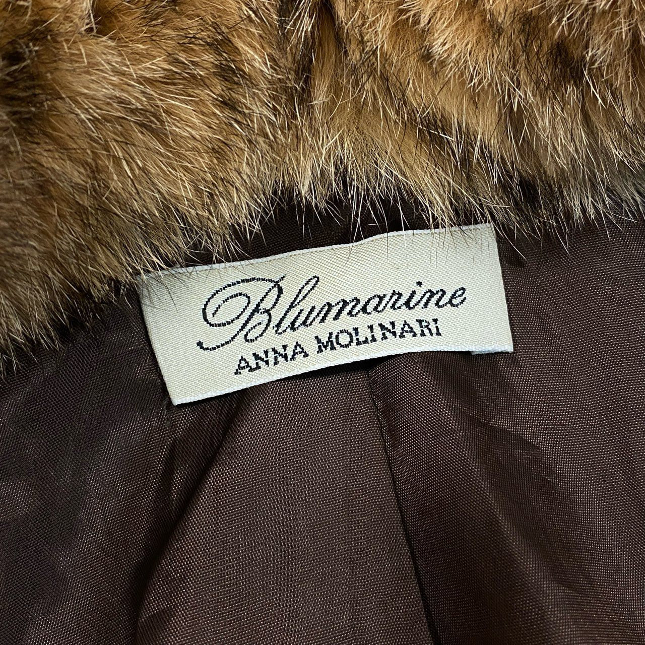 14j3 《美品》Blumarine ANNA MOLINARI ブルマリン アンナモナーリ ツイードコート ファー アウター 40サイズ マルチカラー レディースo07t