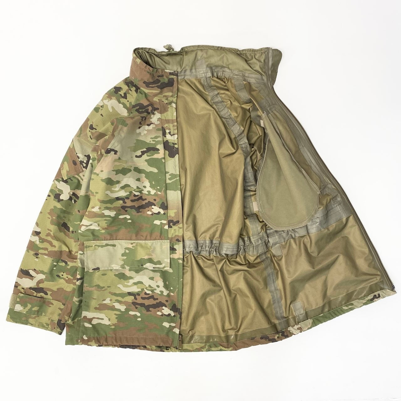 29e7 VALLEY APPAREL バレー アパレル エアフォースアメリカ米軍空軍 ゴアテックスパーカー カモフラージュ カーキ ナイロン100％ メンズ 男性用t18r
