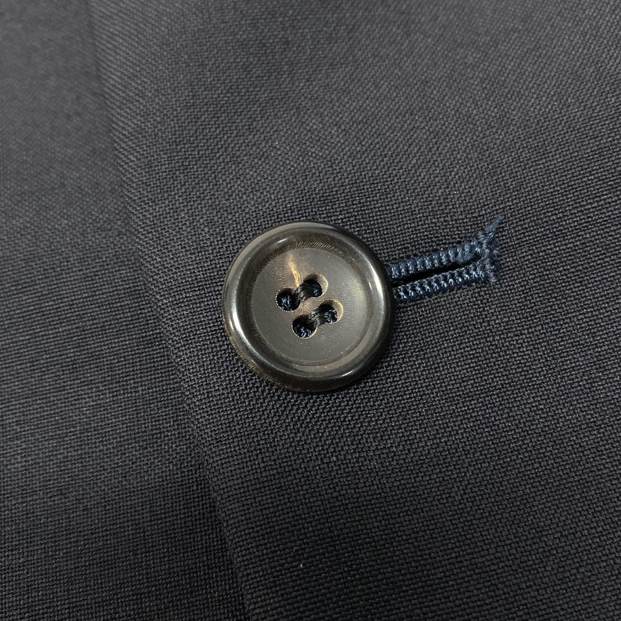 53b22 COMME des GARCONS HOMME コムデギャルソンオム 90s テーラードジャケット ブレザー モヘア混 S ダークネイビー メンズu02t