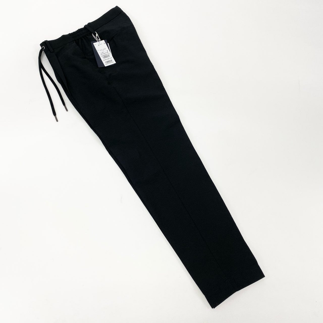 4k23《未使用保管品》 Aquascutum アクアスキュータム 定価￥96.800円 SUMMER TEC.3 TROPICAL JACKET PANTS セットアップスーツ シングル 2B 伸縮ストレッチ メンズ 紳士服 2205207026 / 2205207026 38 ブラックu02t