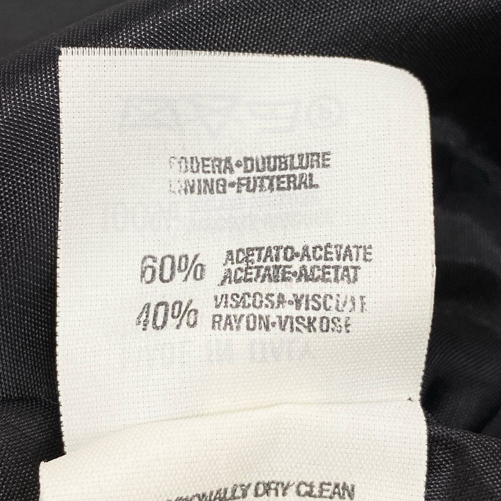 62l24 EMPORIO ARMANI エンポリオアルマーニ パンツスーツ セットアップ ジャケット ボトムパンツ 40サイズ ネイビー レディースo07t