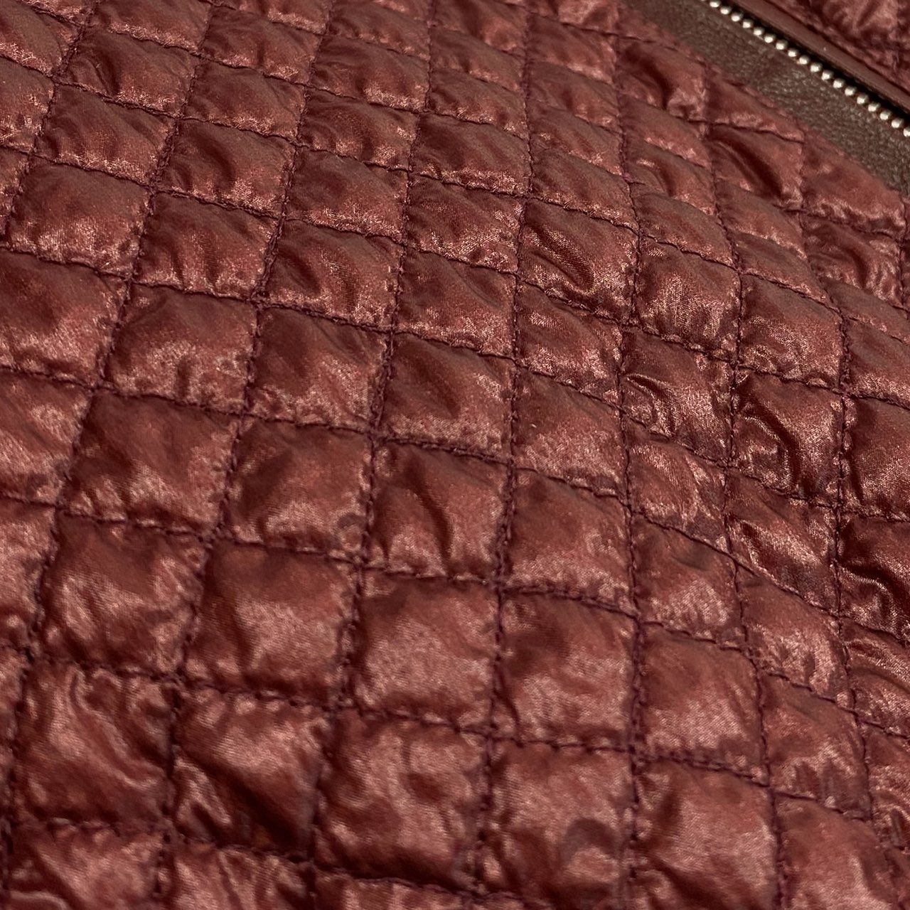 23a27【美品】DOLCE&GABBANA ドルチェアンドガッバーナ キルティング ジップアップフーディー パーカー ジャケット イタリア製 G9FH7T G7FQM 46サイズ ボルドー メンズ 男性用o07t