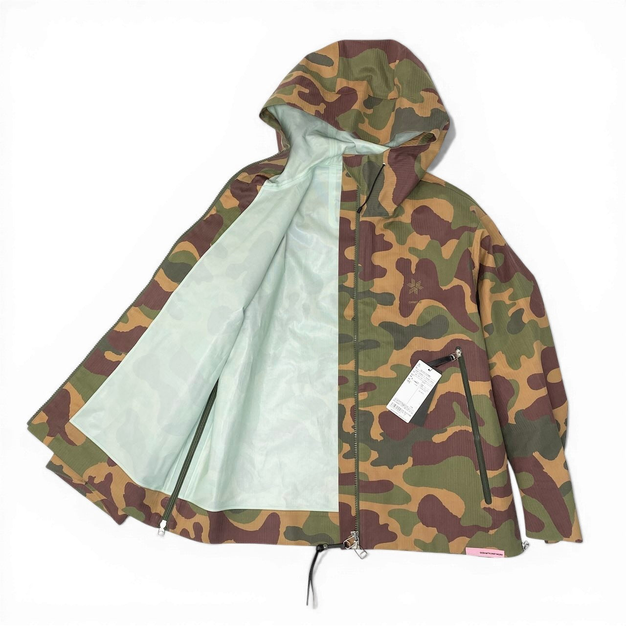 17d11 【新品同様】OAMC × GOLD WIN オーエーエムシー ゴールドウィン 3L Parka カモフラージュ  サイズ3(L) メンズ コートk02i