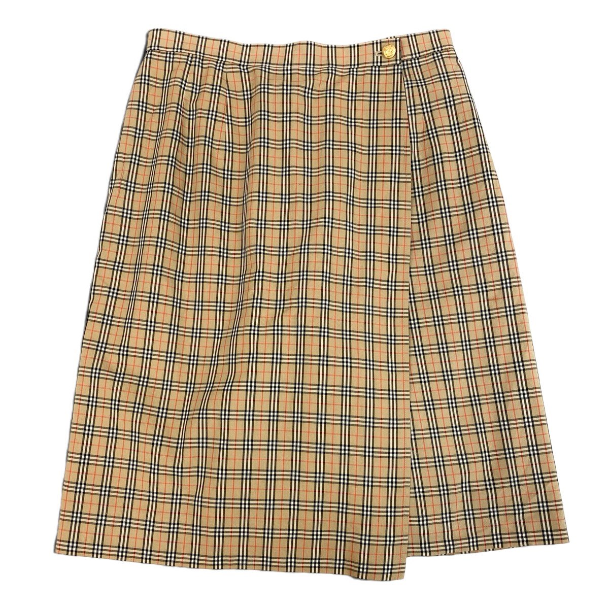 Ih6 Burberrys バーバリーズ ノバチェック ハーフパンツ ノバチェック 金ボタン チェックパンツ スカパン FQA17-041 11AR ブラウン系 レディース 女性用o07t