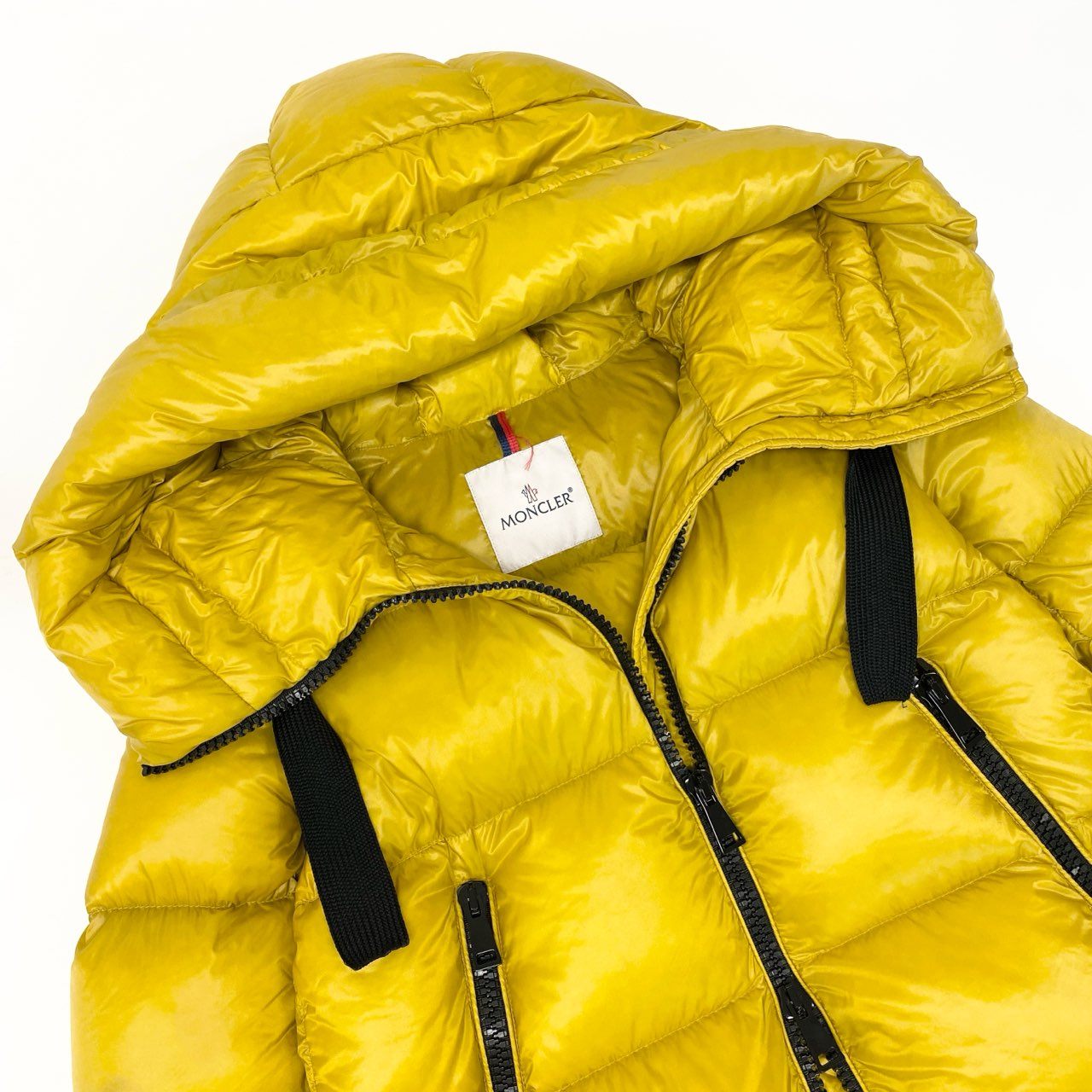 59k1 MONCLER モンクレール SERIN セリン ダウンジャケット ルーマニア製 D20934637349 0 イエロー ナイロン メンズo07t