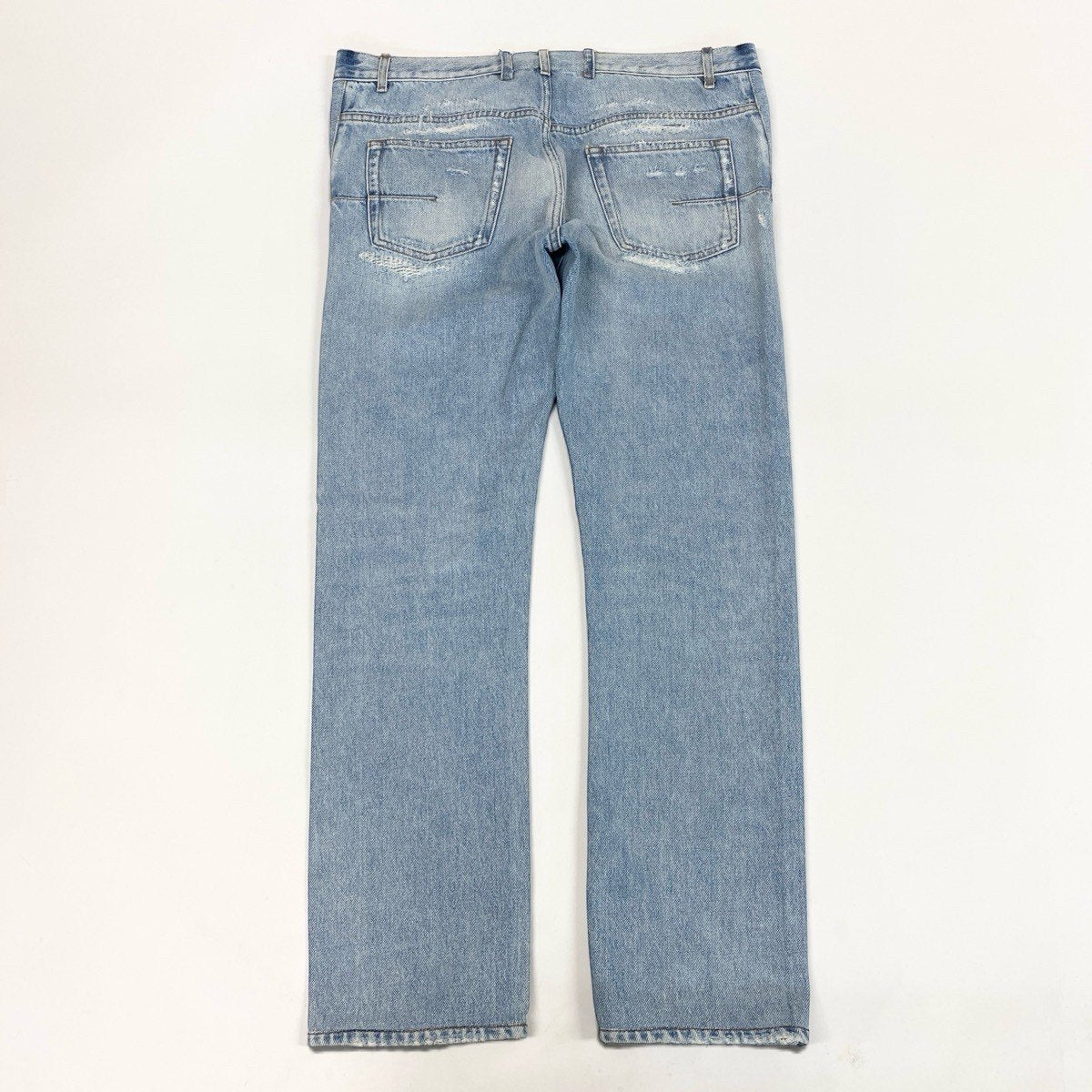 37i15 Dior ディオール 14AW クリス期 リペア加工 デニムパンツ サイズ32 ライトブルー コットン100％ メンズk02i