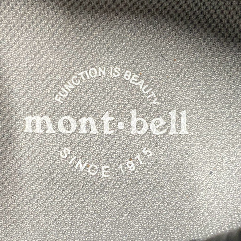 3d21 mont-bell モンベル ランブラーシューズ 26.5cm ブラック ヌバックレザー ウォーキング 軽量◎ アウトドア 1129552