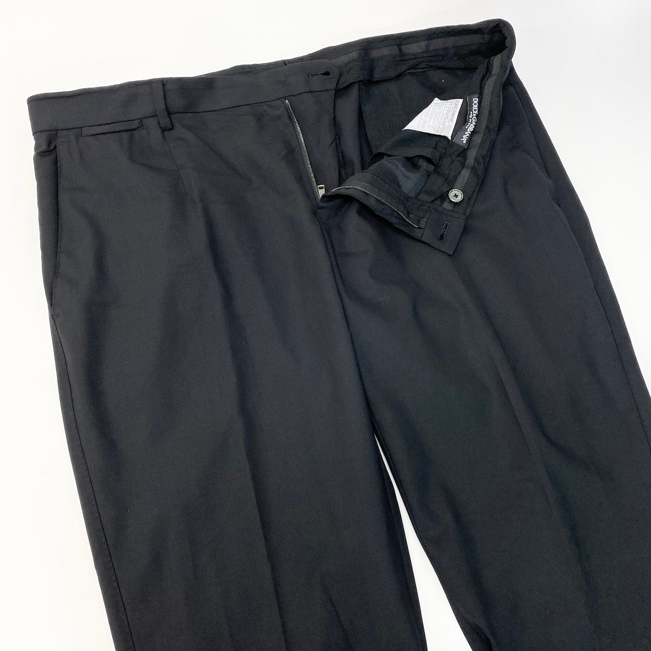 32c30 DOLCE&GABBANA ドルチェアンドガッパーナ MARTINI シングルスーツセットアップ スリーピース テーラードジャケット ジレ スラックス 56サイズ ブラック メンズ 男性用o07t