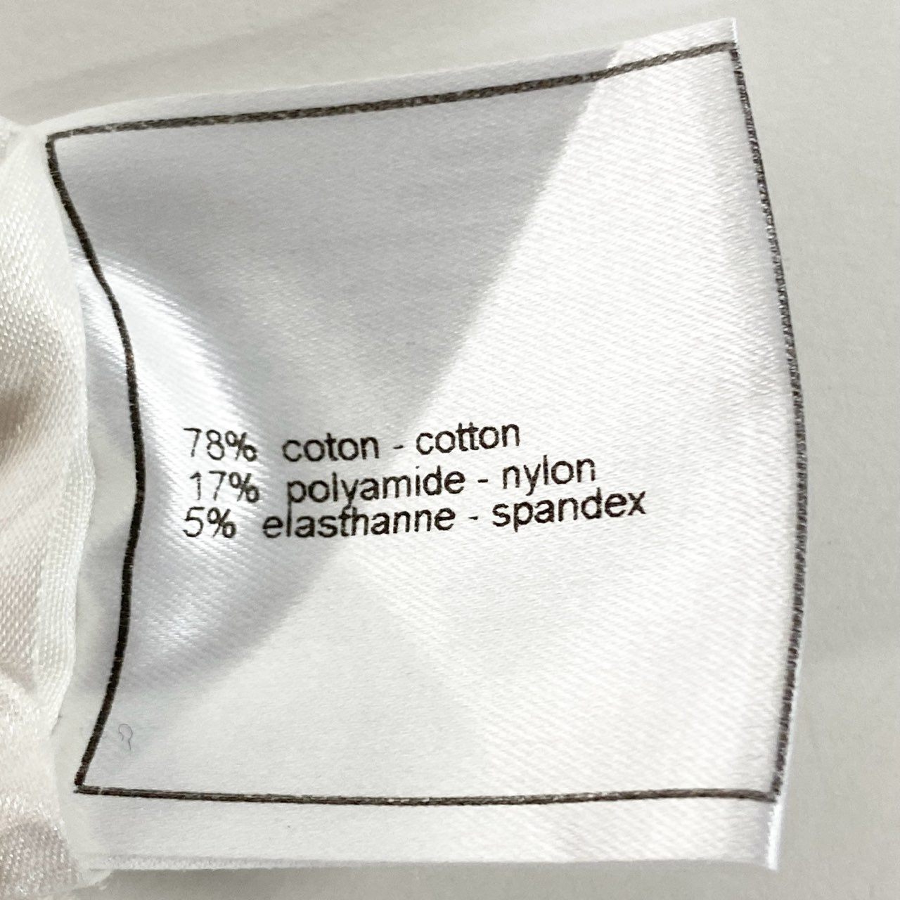 k30 CHANEL シャネル フランス製 オープンカラー 長袖シャツ ココマーク コットンブレンド レディース 女性用 38 ホワイトu02t