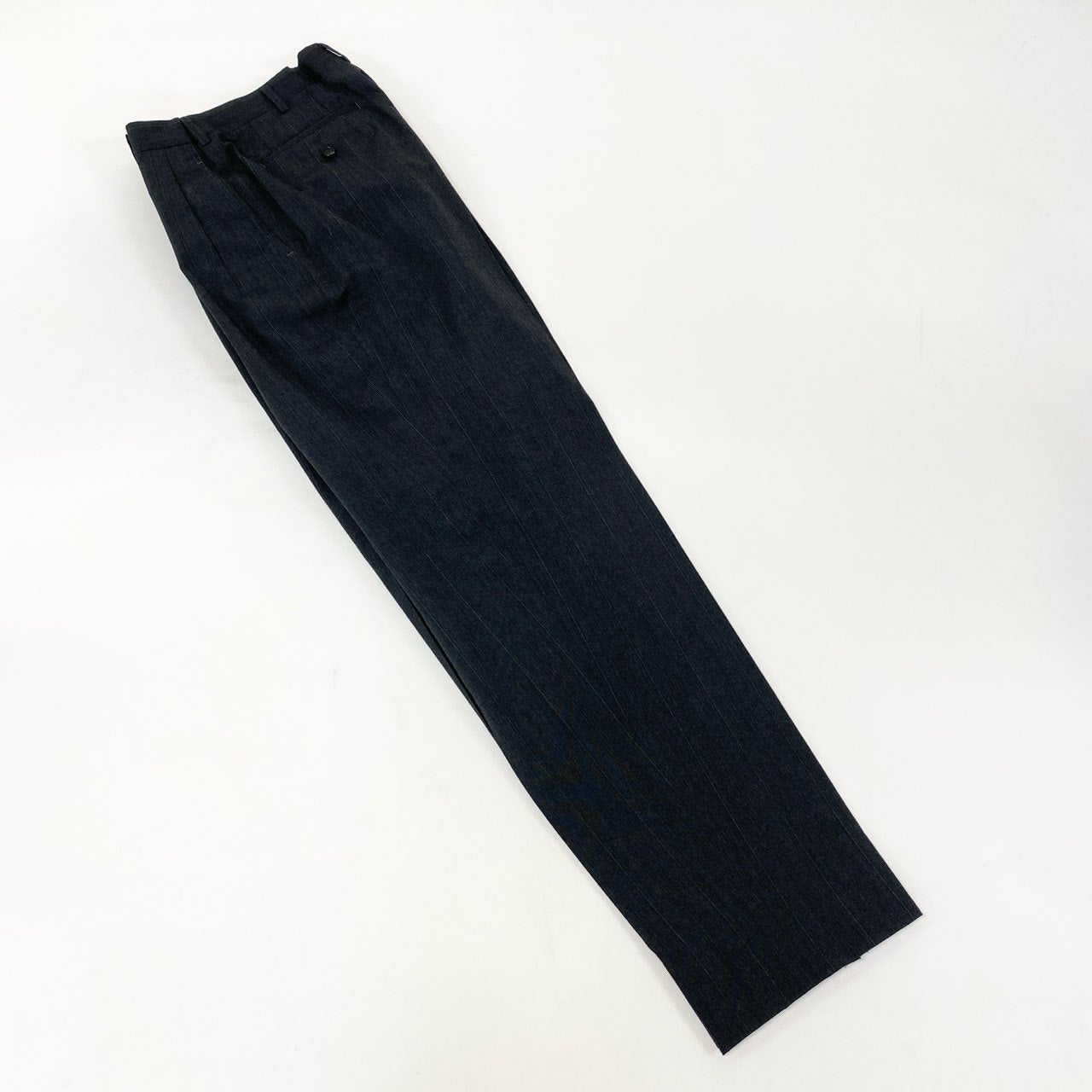 6k1 COMME des GARCONS HOMME コムデギャルソンオム 田中オム セットアップスーツ ストライプスーツ ダブルブレスト 背抜き フォーマル メンズ 紳士服 AD1992  M グレー ウール100％o07t