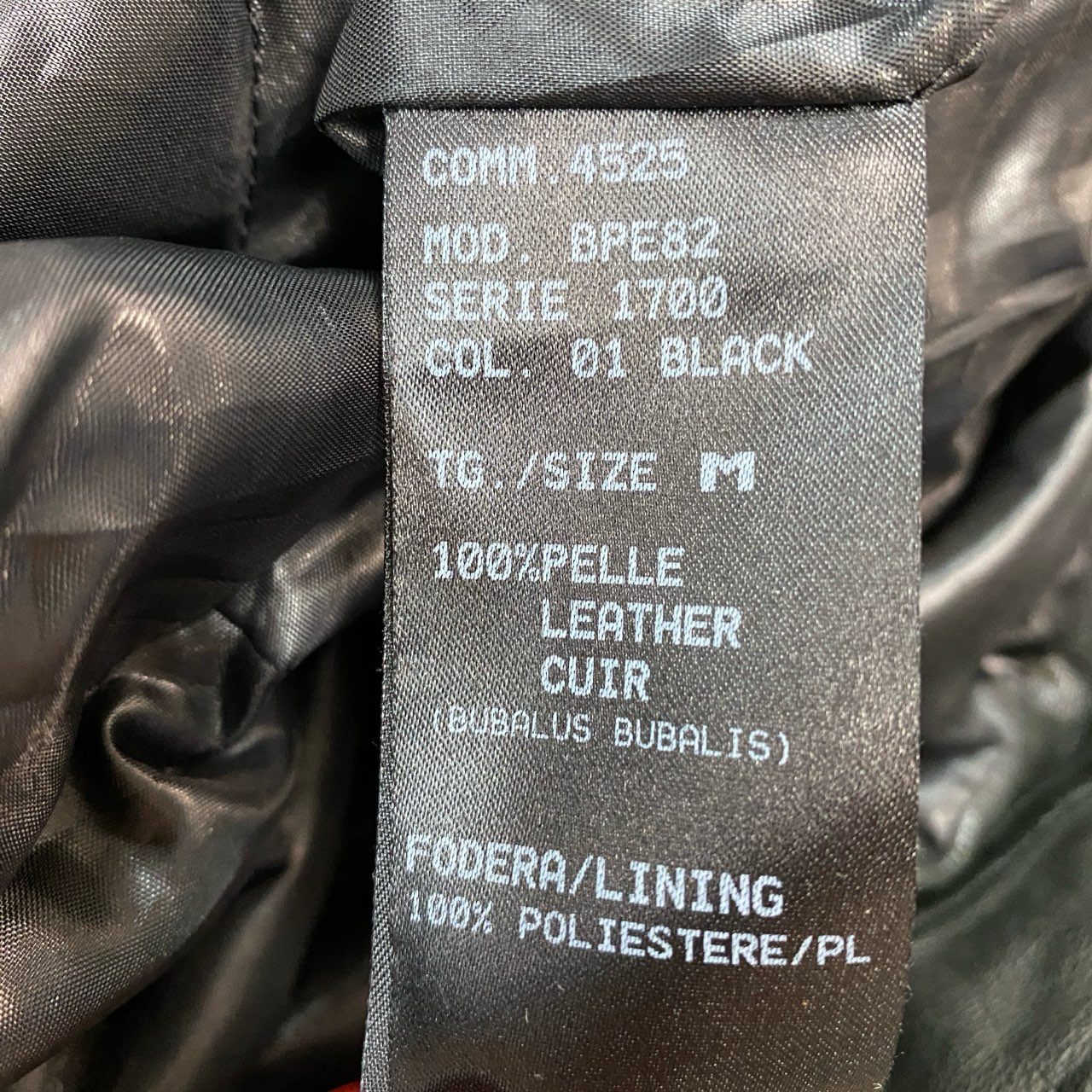 Ab9 Neil Barrett ニールバレット バッファローレザー レザージャケット マルチポケット ライナー取り外し可 M ブラック バッファローレザー メンズ アーカイブk02i