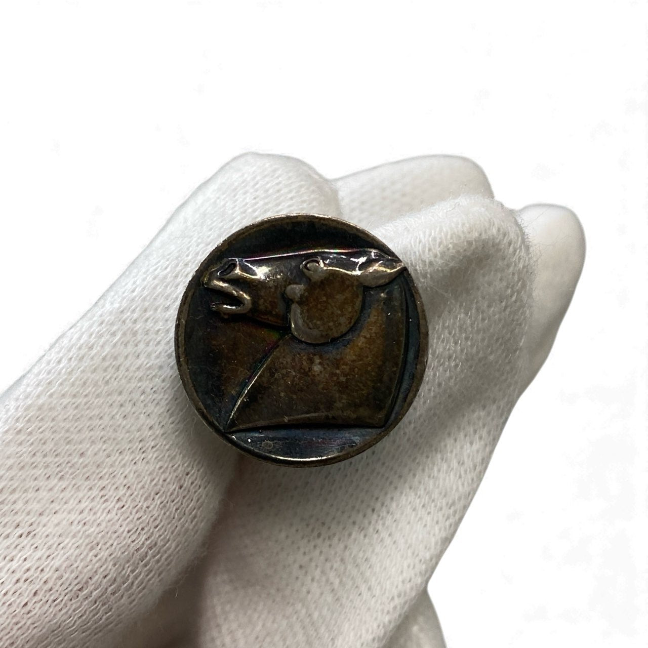 k10 GEORG JENSEN ジョージジェンセン カフス ホース モチーフ スターリングシルバー 925 アクセサリー 男性用 メンズk02i