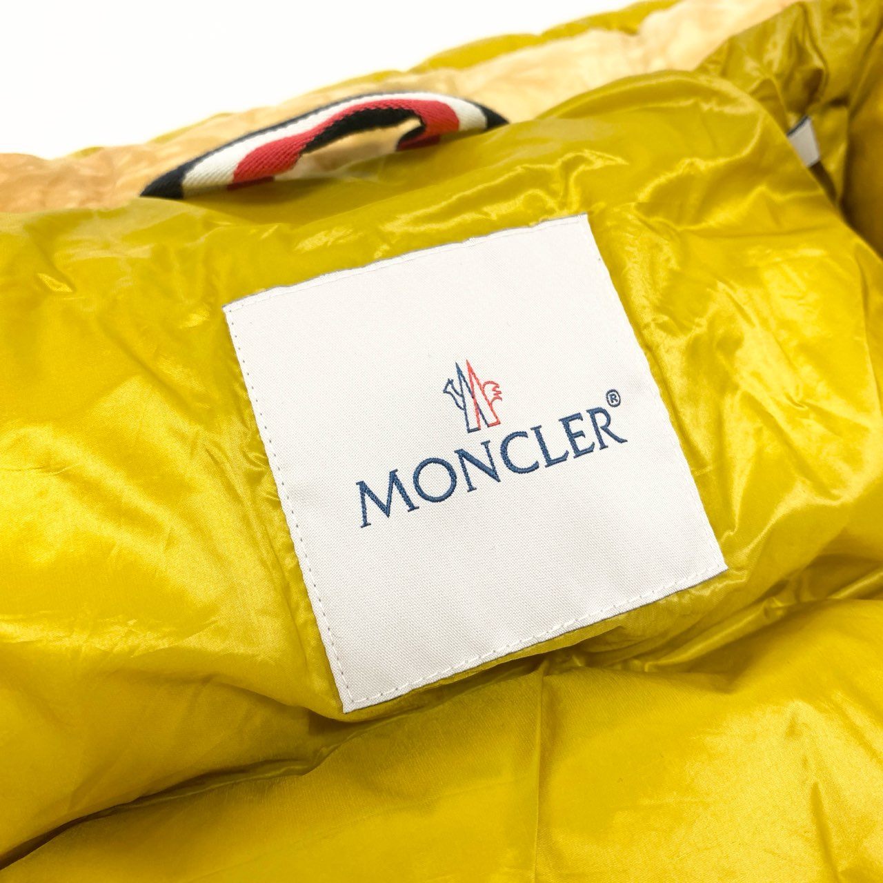 87l20 MONCLER モンクレール ダウンジャケット COSTES タイダイ ダブルジップ アウター E20914082285 V0061 1サイズ オレンジ系 メンズo07t