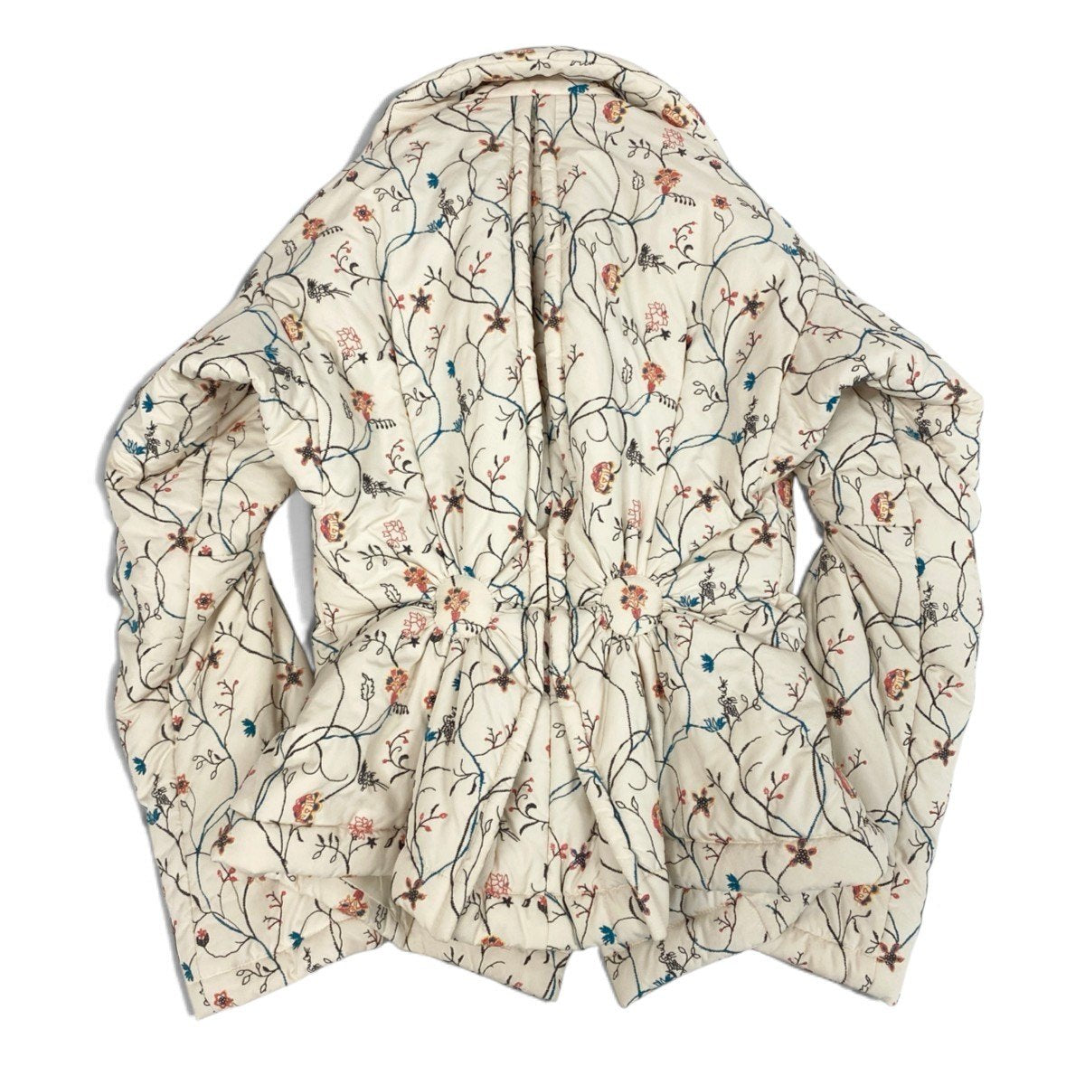 81j6 ISSEY MIYAKE イッセイミヤケ 20003年AW ランウェイ着 アーカイブ 総刺繍ジャケット 2 アイボリー Archive Embroidered Jackett18r