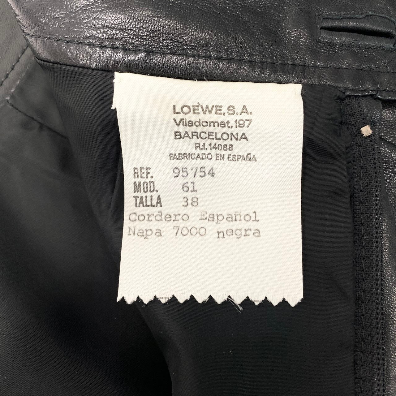 7d24 LOEWE ロエベ レザースカート ひざ丈スカート フラワーモチーフ 花柄 サイズ38 ブラック レディース 女性服u02t