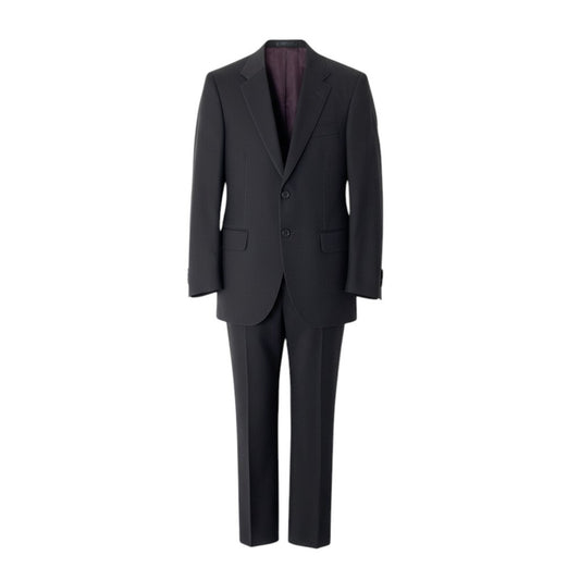 11i29 《美品》 Paul Smith ポールスミス テーラードジャケット 裏地花柄 ストライプ セットアップ パンツ フォーマル PL-ST-44673 S ブラック メンズ 男性用u02t