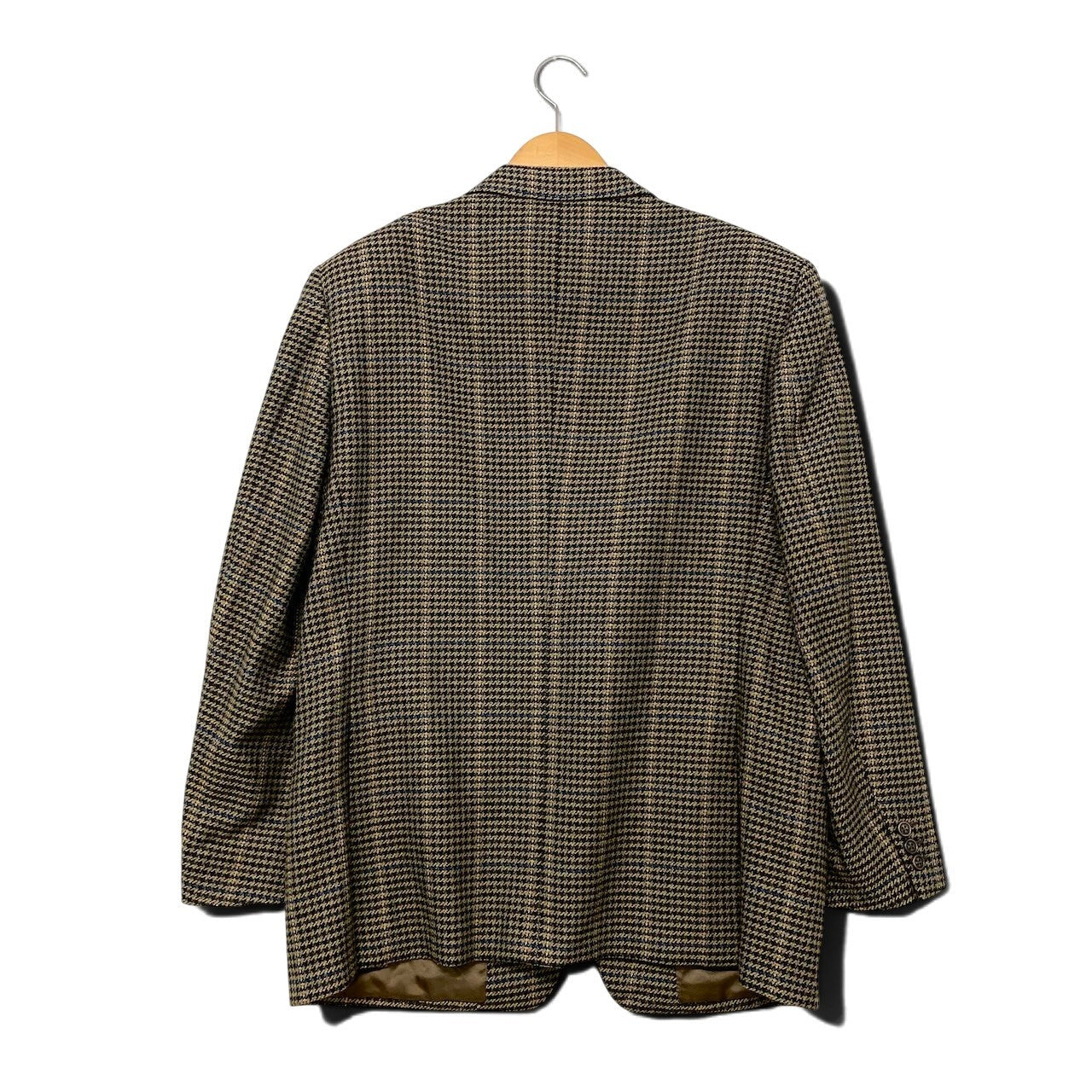 78h21 Ermenegildo Zegna エルメネジルドゼニア テーラードジャケット 千鳥格子 サイズ54 マルチカラー カシミヤ100％ メンズ 紳士服o07t