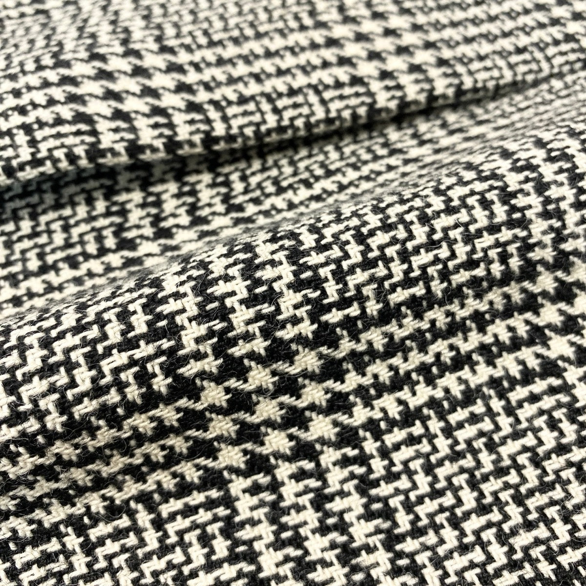 51e19 SAINT LAURENT PARIS サンローラン ツイードジャケット ロングジャケット ダブルブレスト グレンチェック サイズF38 ブラック ホワイト レディース 女性服u02t