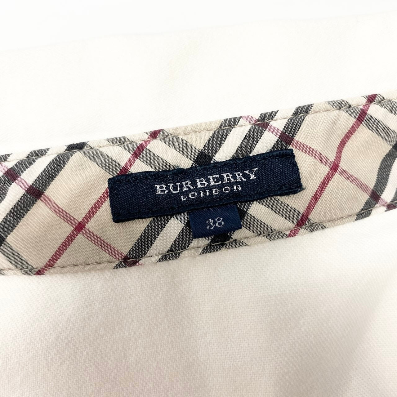 78d9 BURBERRY LONDON バーバリー ロンドン ホワイトデニム ジャケット サイズ38 ホワイト White Denim Jackett18r