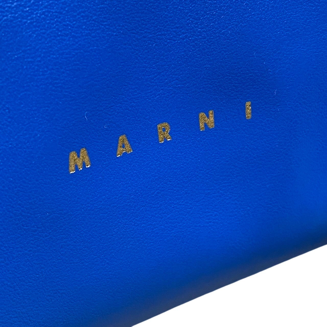 Ge16 MARNI マルニ ショルダーバッグ 3WAY PRISMA SMALL BAG ブルー レザー レディース 女性用k02i