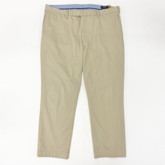 81j8 POLO RALPH LAUREN ポロラルフローレン ストレッチスリムフィット チノ パンツ 38/32サイズ ベージュ メンズo07t