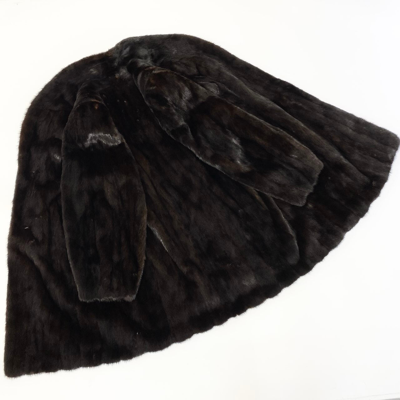 13c21 EMBA エンバ ダークミンク ロングコート ダークブラウン 最高級本毛皮 毛質◎ Dark Mink Fur Long Coatt18r