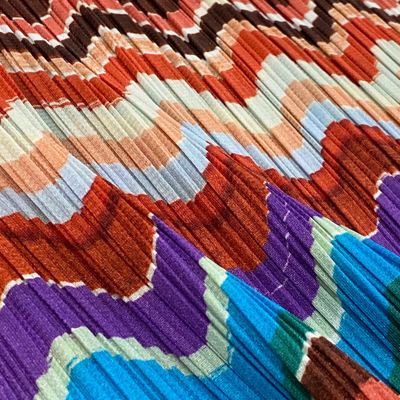 36a7 【美品】 PLEATS PLEASE プリーズプリーツ イッセイミヤケ 半袖ワンピース プリーツ ボーダー柄 PP83-JH724 3 オレンジ系 レディース 女性用k02i