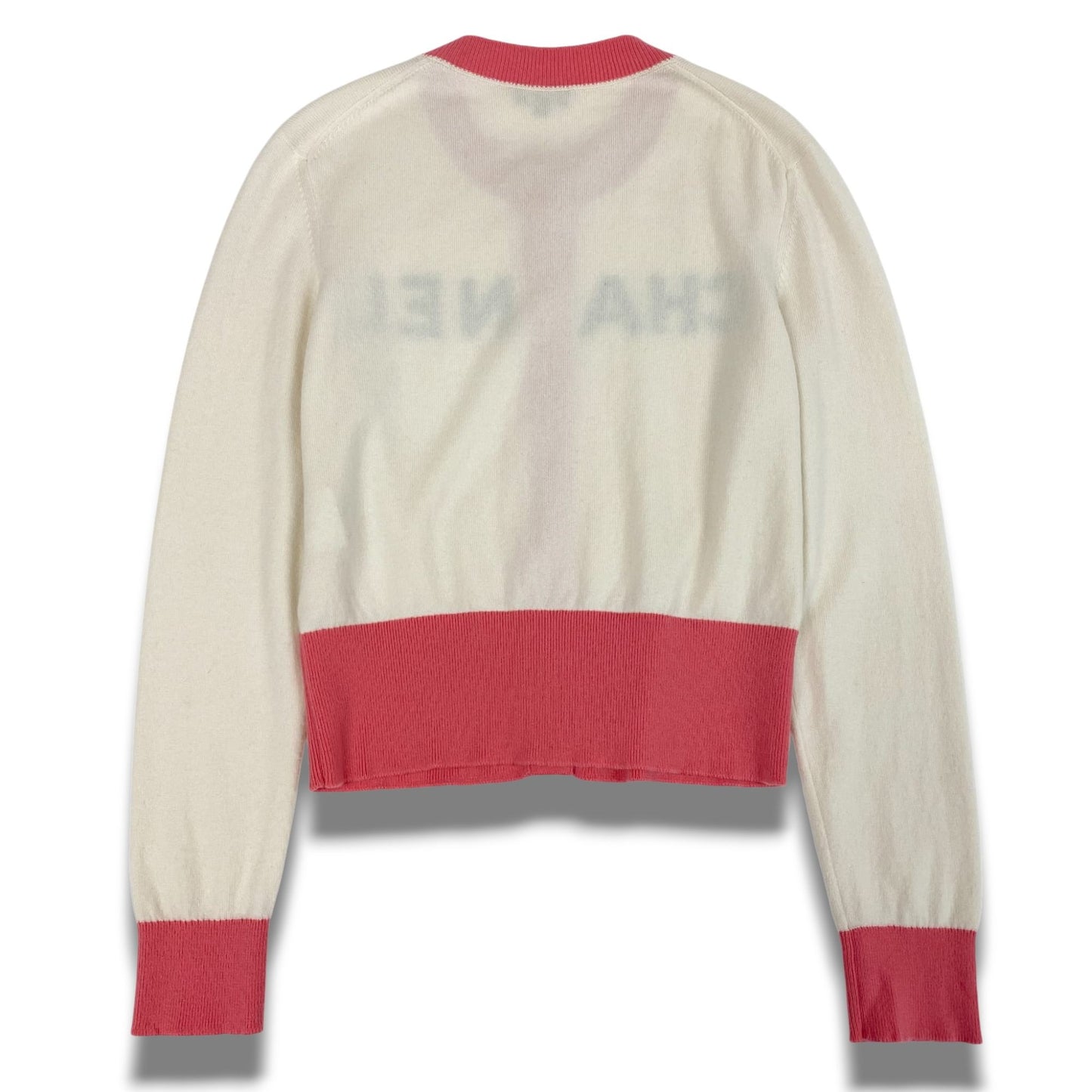 b23 CHANEL シャネル P61427 2019年 カシミヤ100％ カーディガン ニット サイズ40 レディースta1