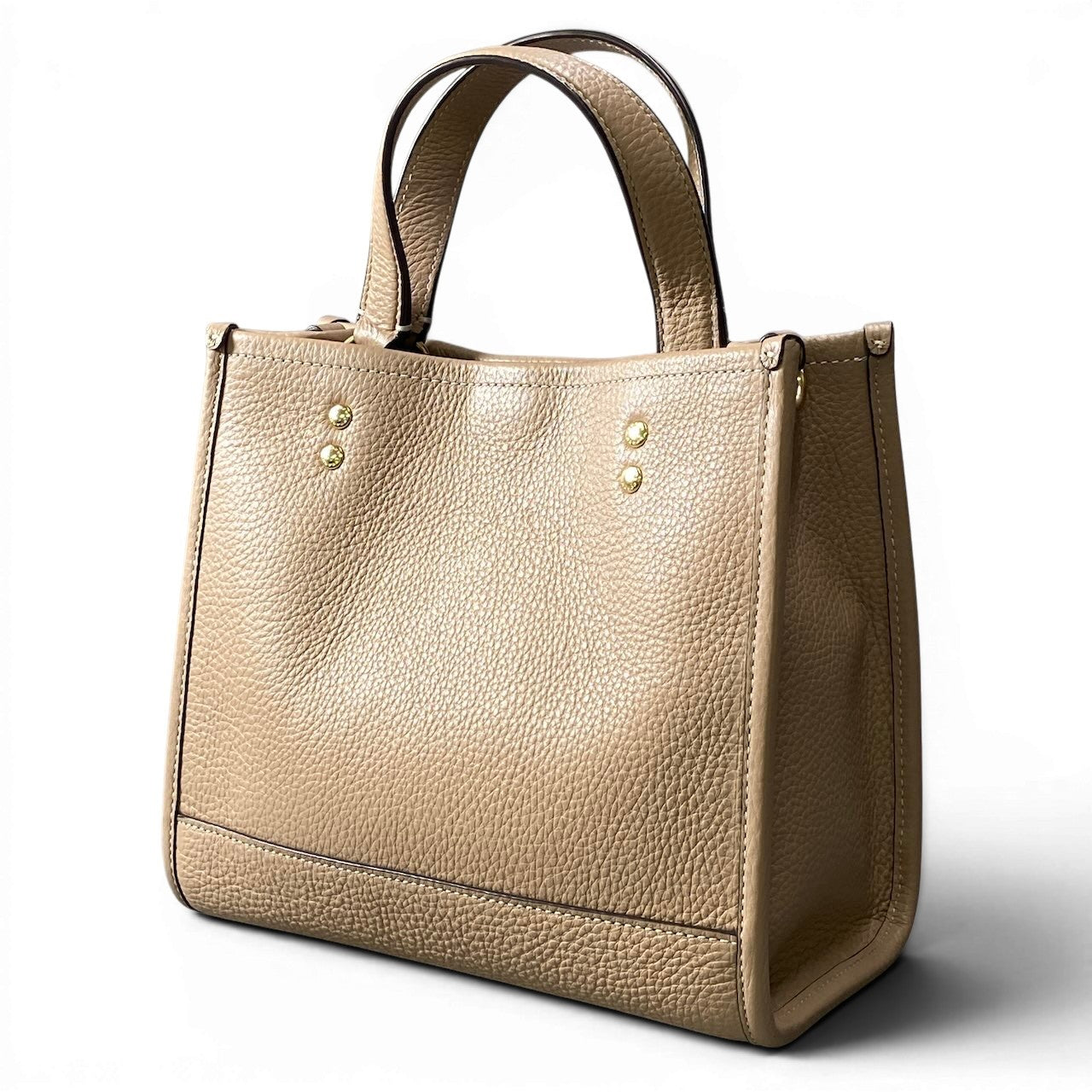 f11《極美品》 COACH コーチ デンプシー 2Way トートバッグ Dempsey 2-Way Shoulder Bag L2240 / C5268 ベージュt18r