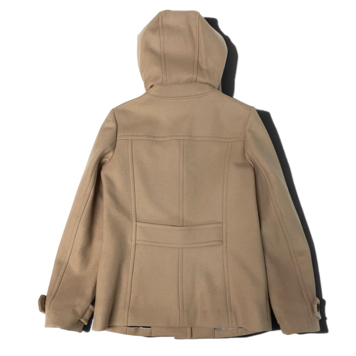 j29 【美品】BURBERRY LONDON ダッフルコート ウールコート アウター 38サイズ ベージュ ウール100％ レディース女性用u02t