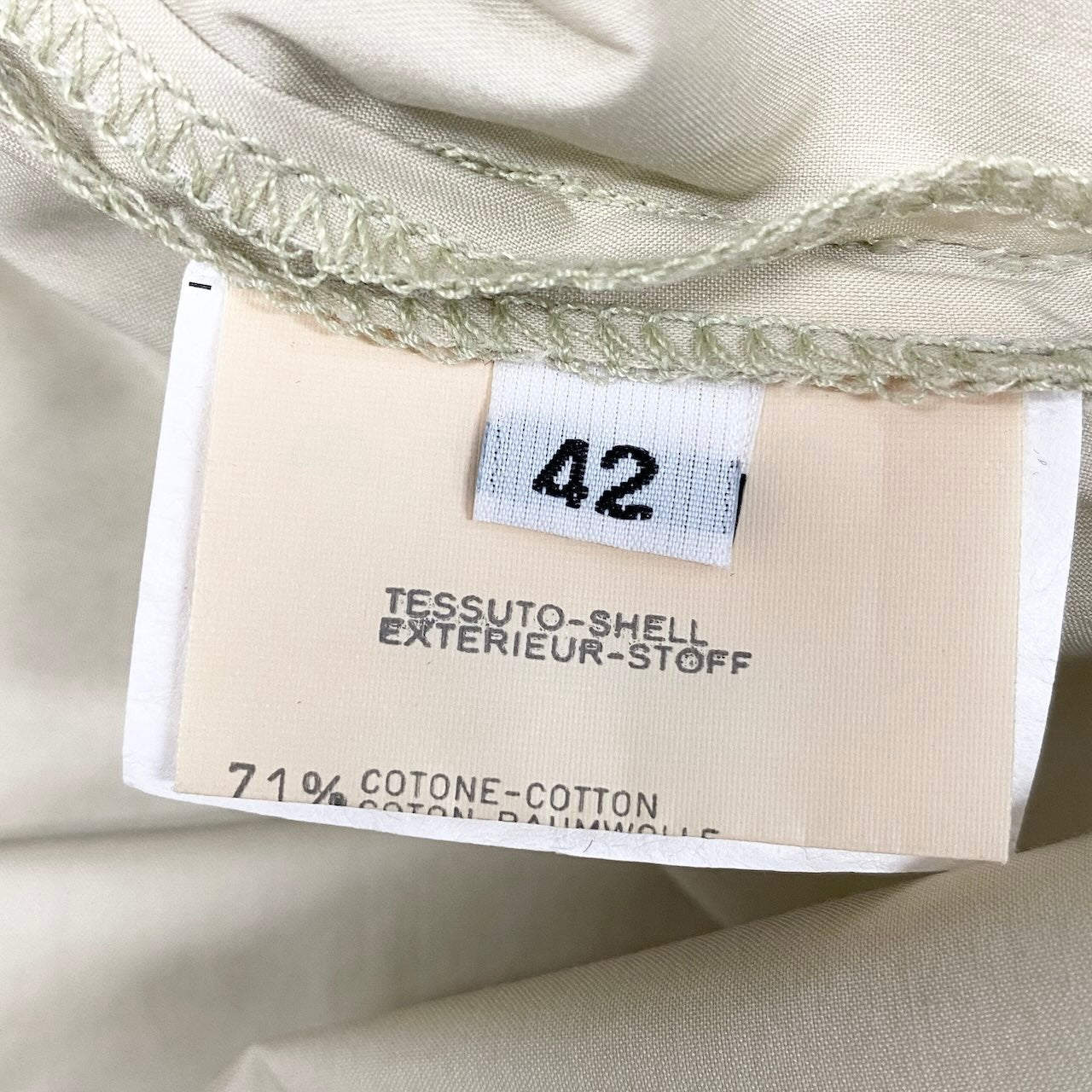 10c29 VERSACE SPORT ヴェルサーチ 半袖シャツ トップス 薄手 ストレッチ イタリア製 レディース 女性服 サイズ42 ベージュu02t