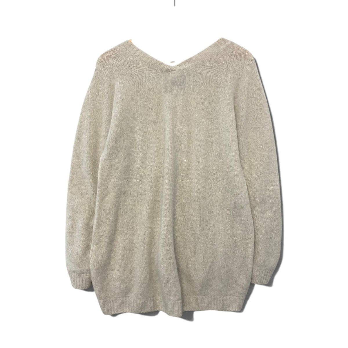 61i14 si:m スィーム カシミヤニット Vネックニットカーディガン トップス 38サイズ アイボリー カシミヤ100％ レディース 女性用u02t