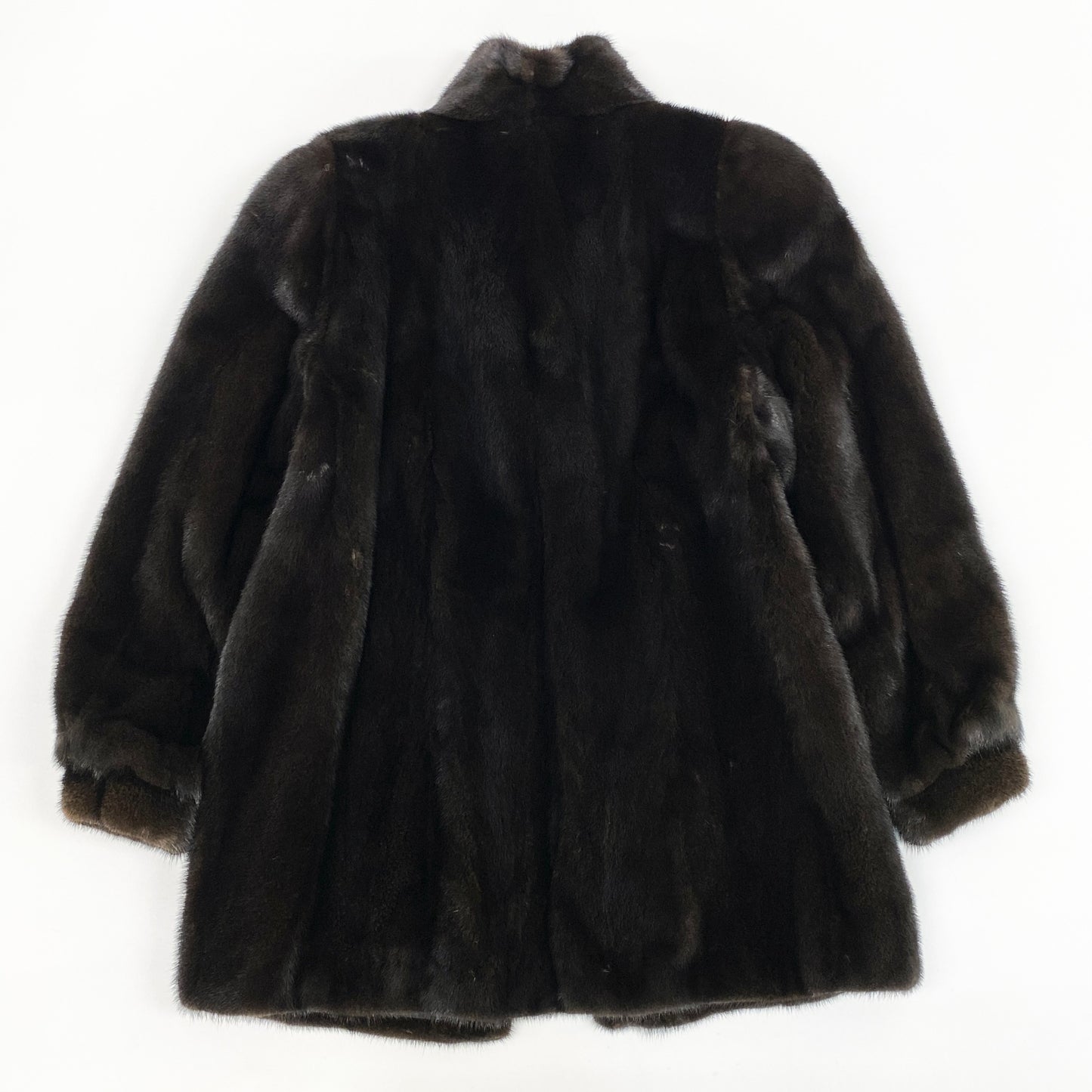 9L19 BLACKGLAMMA ブラックグラマ 最高級 ダークミンク セミロングコート サイズF ダークブラウン 本毛皮 MINK FURt18r