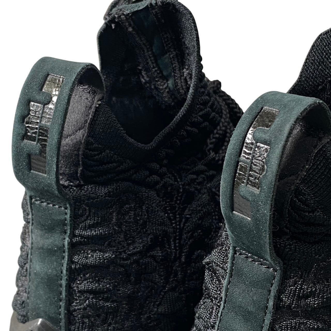2h11 【美品】NIKE ナイキ × KITH キス LeBron 15 Performance スニーカー AJ3936 - 001 26cm ブラック メンズ 男性用t18r