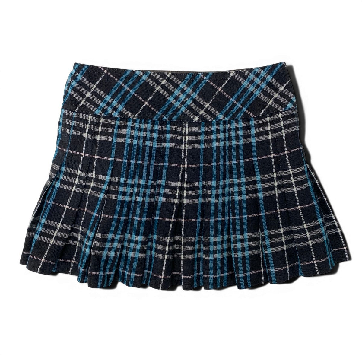 Ig9 BURBERRY LONDON BLUE LABEL バーバリーロンドン ブルーレーベル ラップスカート ミニスカート チェック柄 サイズ36 マルチカラー ウール100％ レディースo07t