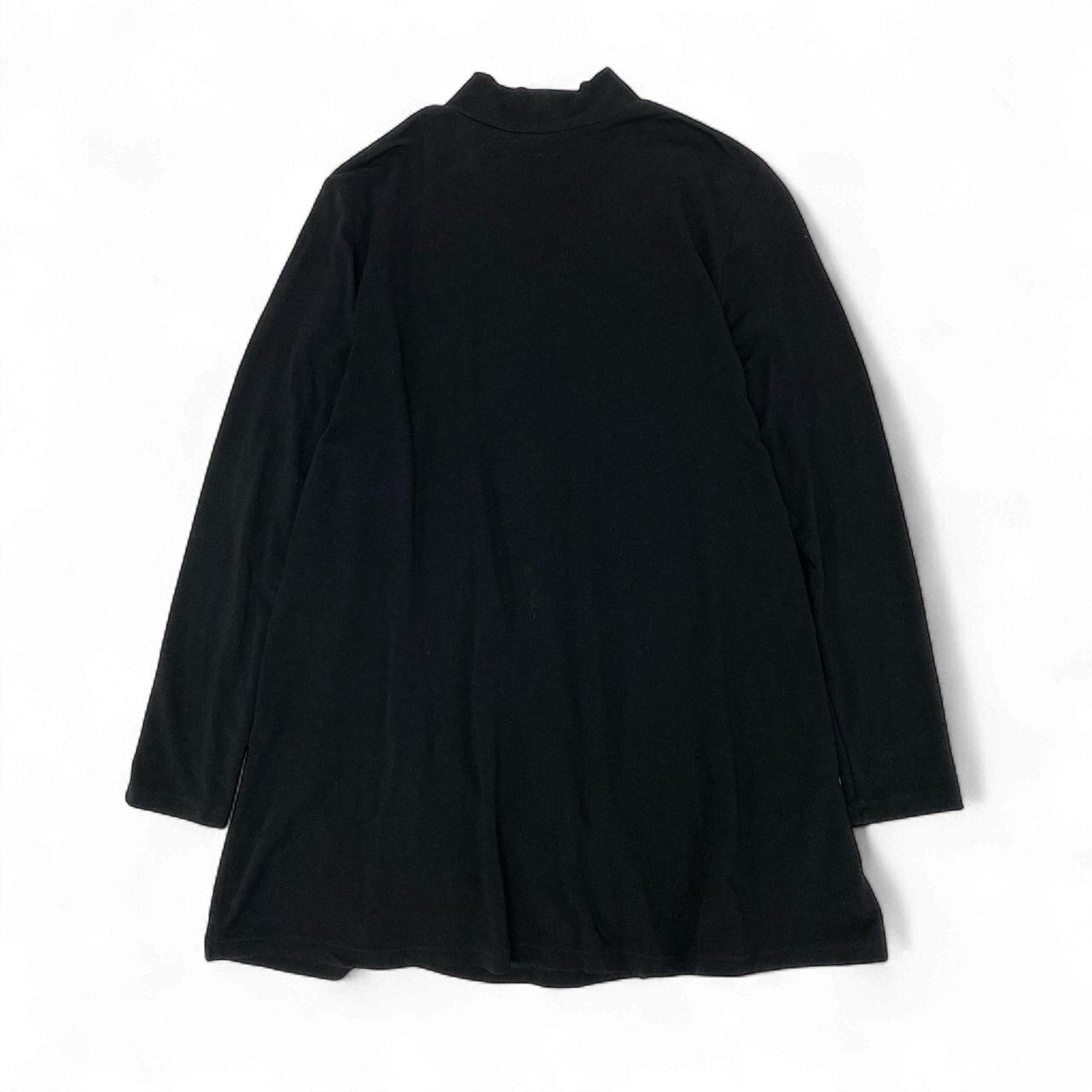 18k20 TOKUKO 1er VOL トクコプルミエヴォル モックネック チュニックワンピース 長袖 ストレッチ○ 楽器 プリント レディース 女性用 9 ブラックu02t