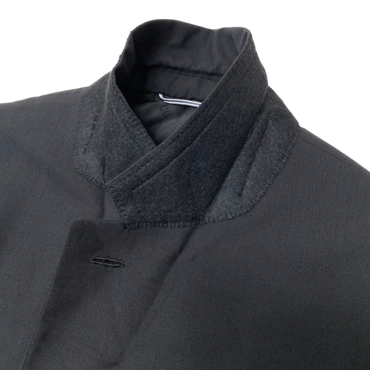 47j16 【極美品】 DIOR ディオール テーラードジャケット アンコンジャケット  シングル 2B サイズ48 ブラック ウール100％ メンズu02t