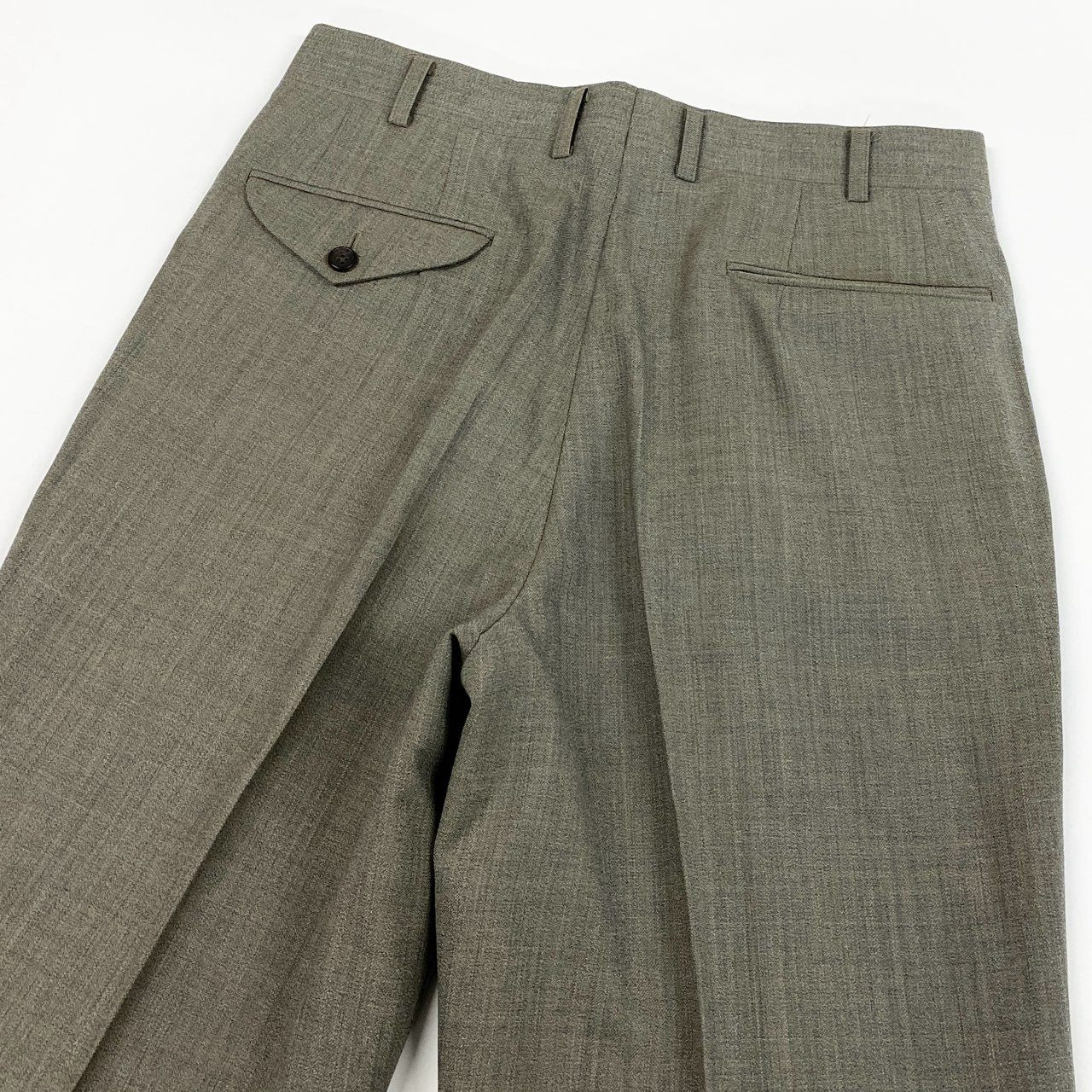 35d3 Burberrys バーバリーズ スーツセットアップ テーラードジャケット スラックス Mサイズ カーキグレー ウール100％ メンズ 男性用o07t