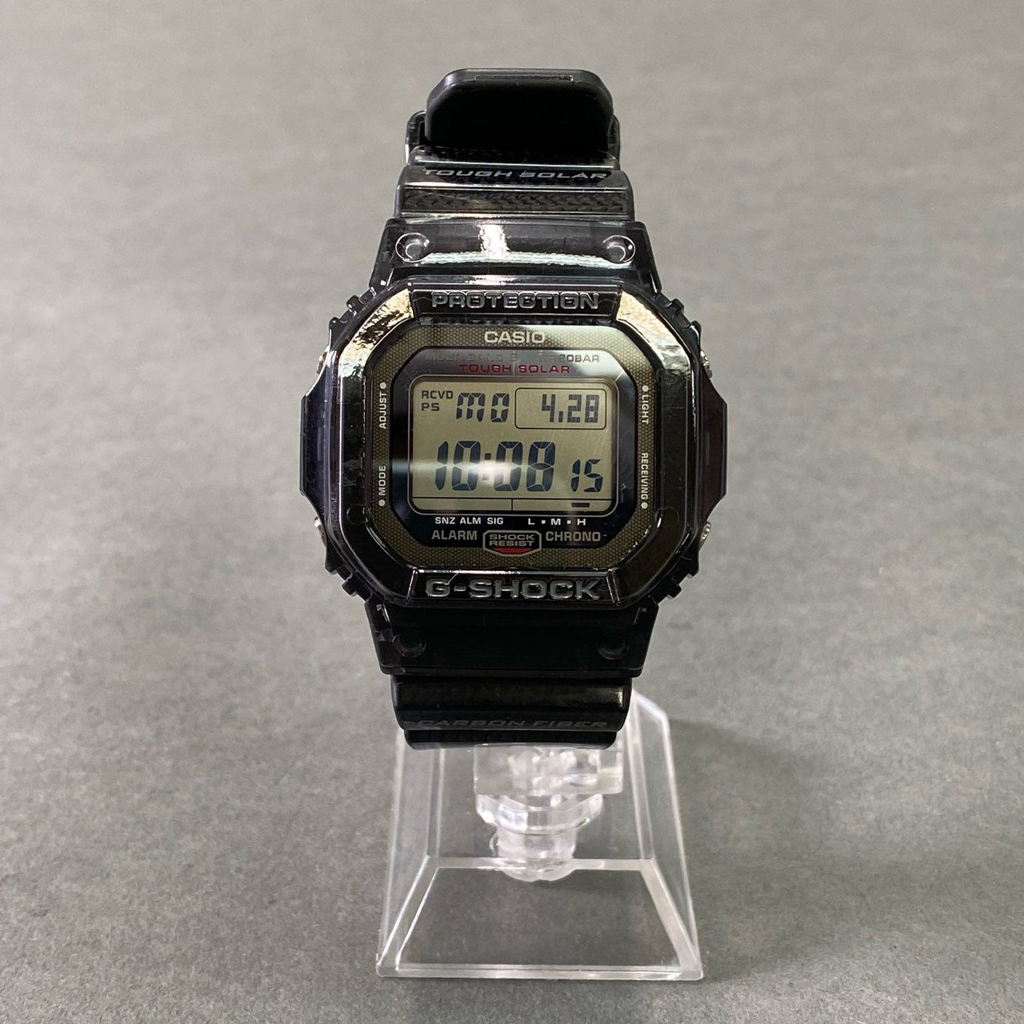 e8 CASIO カシオ G-SHOCK ジーショック デジタル腕時計 ソーラー 20BAR GW-S5600U-1JF ブラック Watch