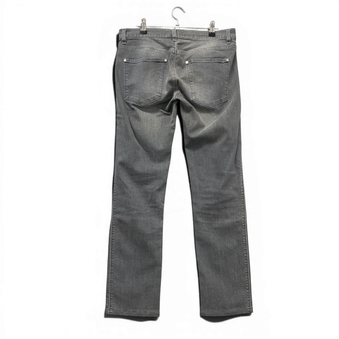72e21 Acne Studios アクネステュディオズ コットンストレートパンツ ストレッチ ボトムパンツ 31/22 サイズ グレー メンズ 男性用k02i