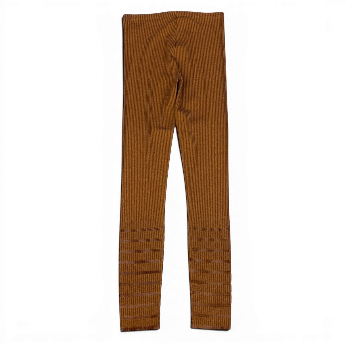 Ae19【美品】 PLEATS PLEASE プリーツプリーズ A-POC リブパンツ ストライプ PP22LF902 サイズ5 オレンジ系 レディース 女性服u02t