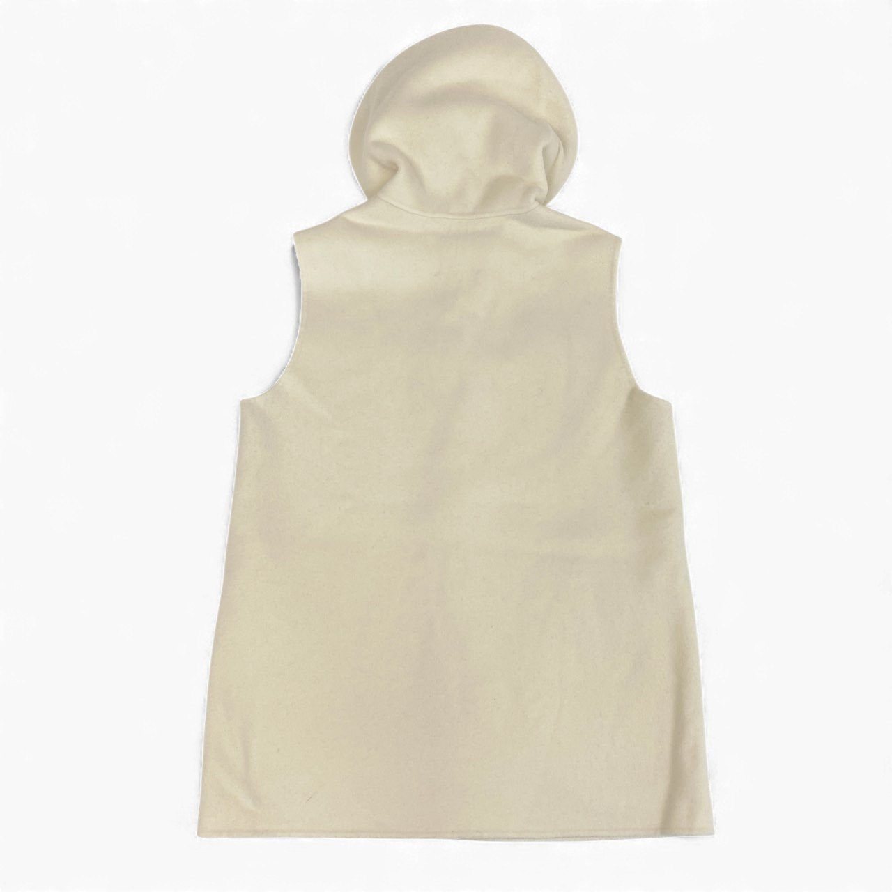 12L15 Theory セオリー CLAIRENE VEST DF フーディベスト 羽織り アウター カシミヤ混 S オフホワイト ウールカシミヤ レディースk02i