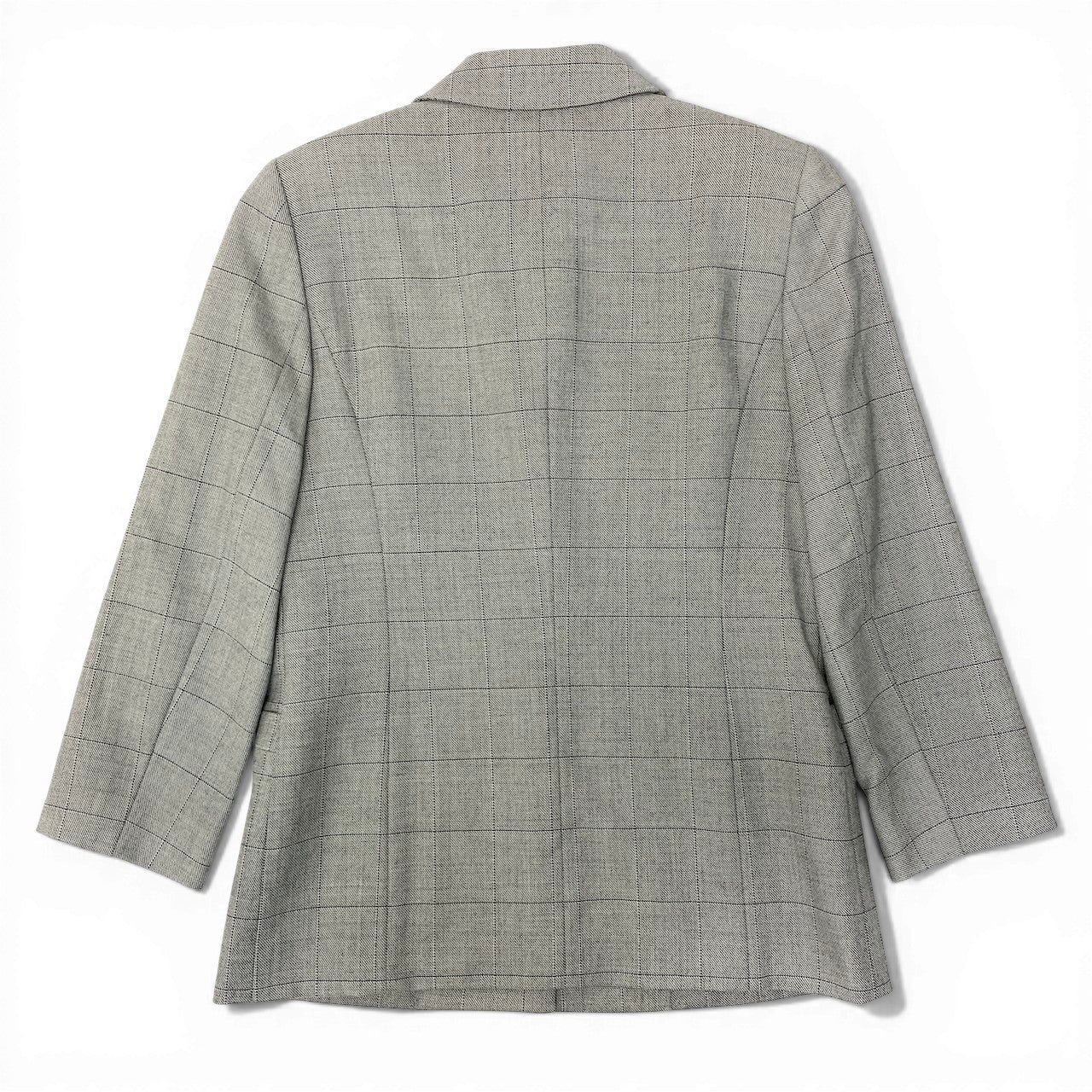 78d9 Burberrys バーバリーズ ヴィンテージ チェックジャケット サイズ42 グレー Vintage Check Jackett18r