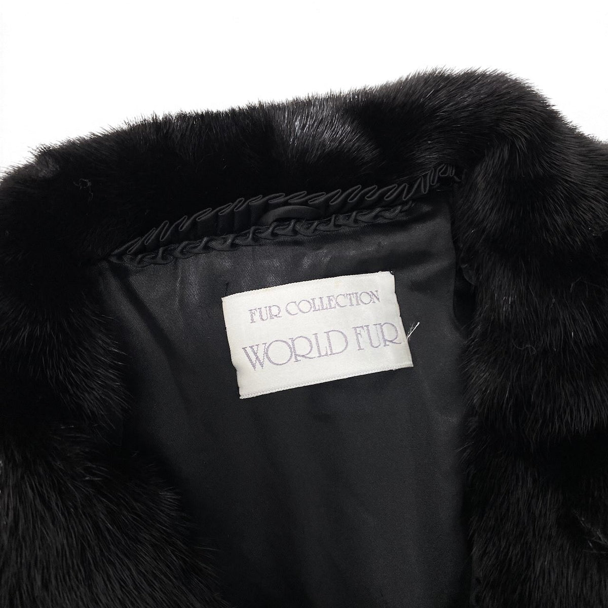 12i21 ダークミンク ファーコート サイズF ブラック 最高級本毛皮 Dark Mink Fur Coat リアルファーt18r