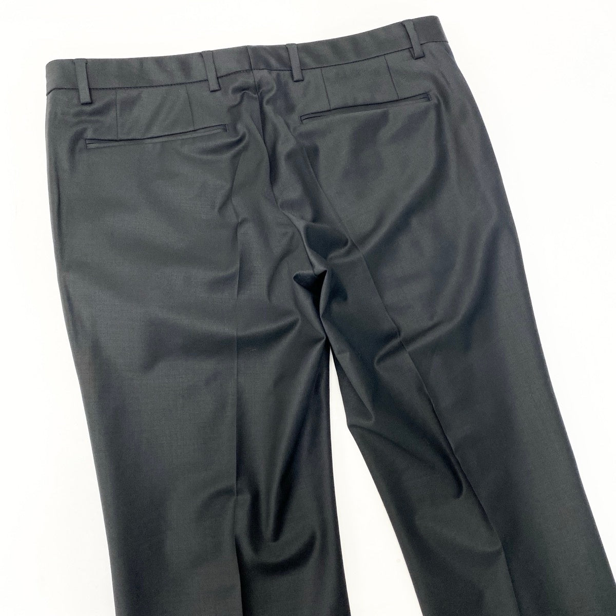 80e13 HUGO BOSS ヒューゴボス スーツセットアップ テーラードジャケット スラックス 46サイズ ブラック メンズ 男性用u02t