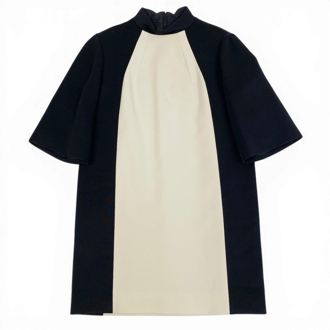 Ec31 《美品》 LOUIS VUITTON ルイヴィトン ボトルネック 2カラー ワンピース Bottle Neck 2color Dress サイズ34 ブラック ホワイト イタリア製t18r
