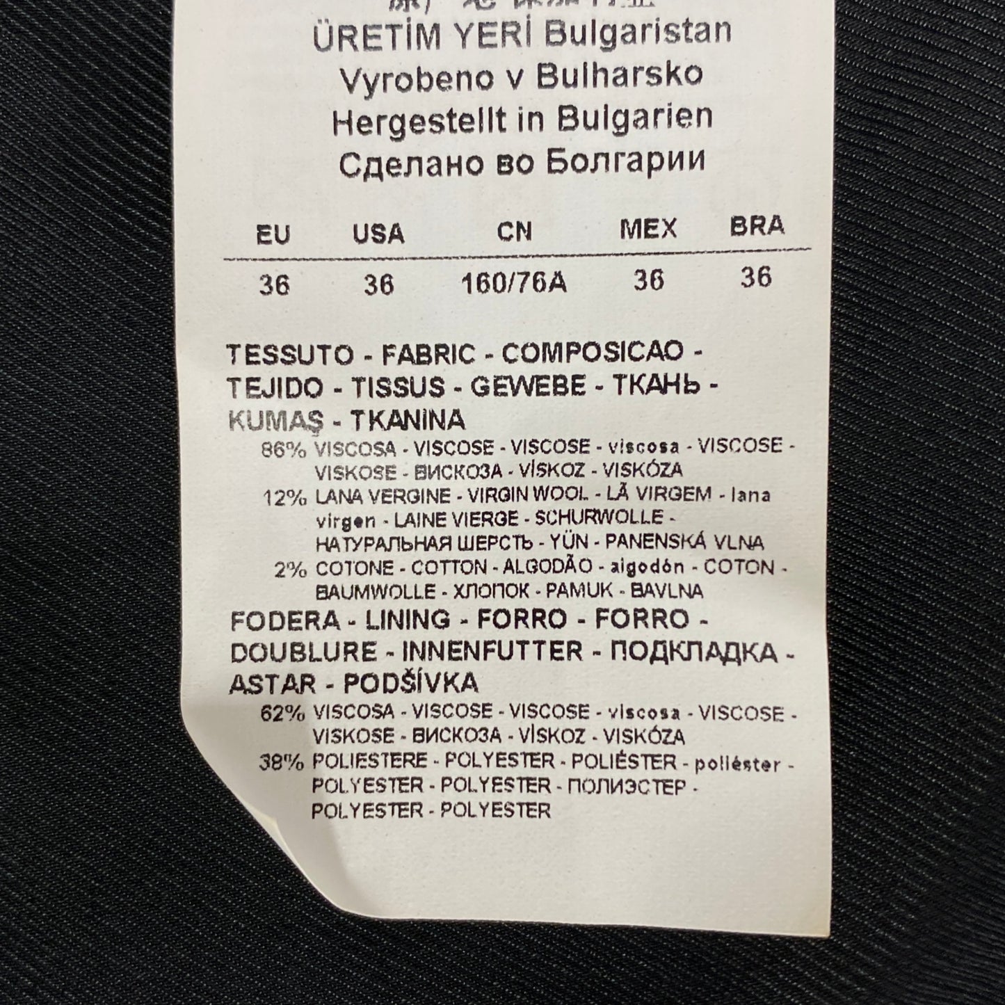 28k6《未使用品》 EMPORIO ARMANI エンポリオアルマーニ ストライプデザイン ダブルブレスト ブレザー 36 ブラック ジャケット タグ付きt18r